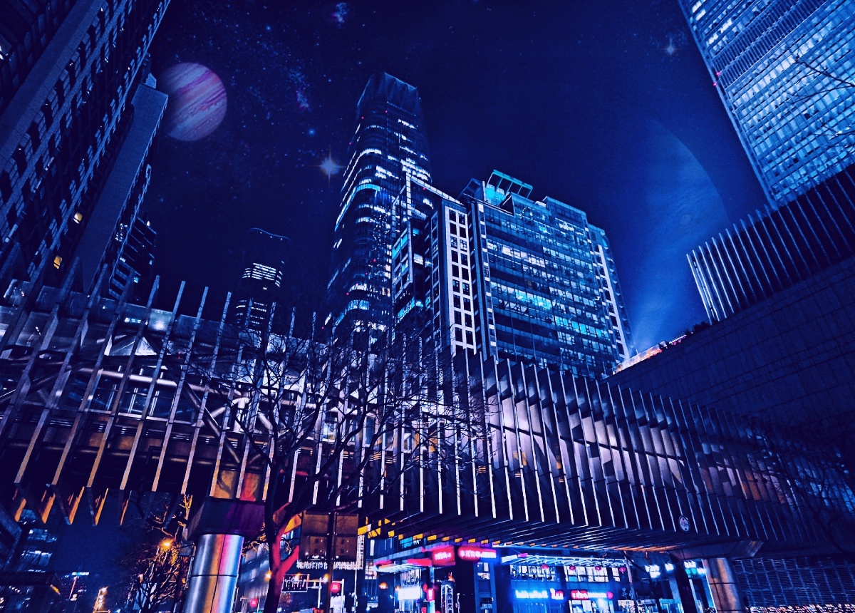 赛博朋克—北京街头