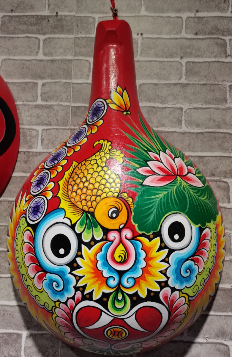 陕西特色工艺马勺脸谱