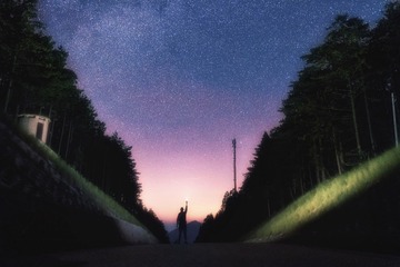 仰望星空