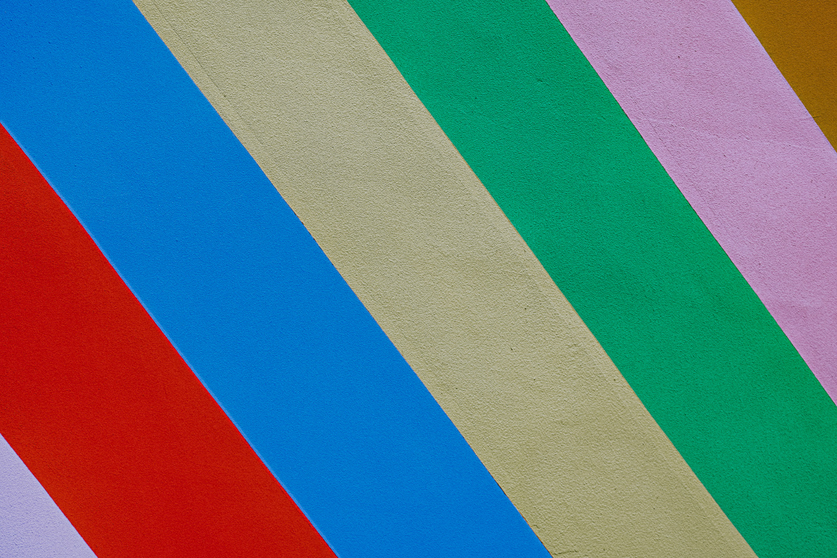 后湖艺术园彩虹色带