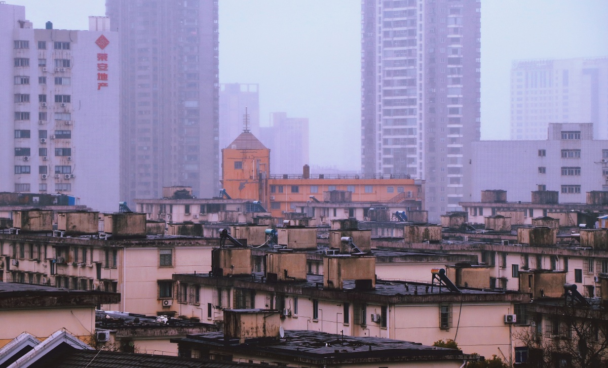 城市中的老房子