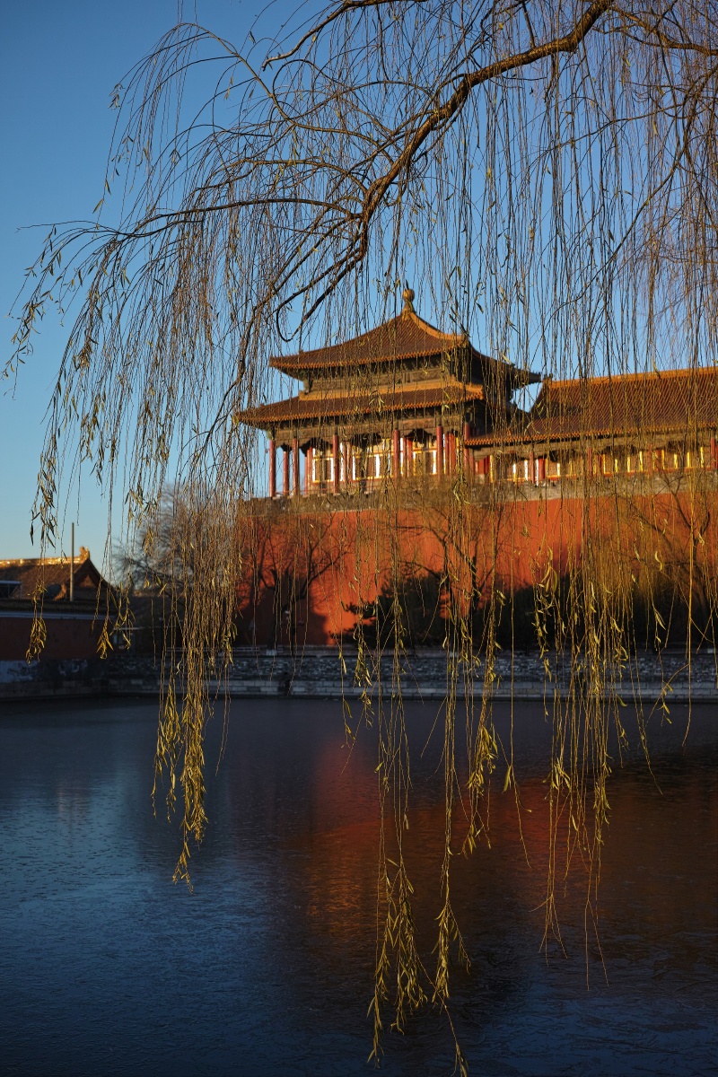 《光影中行走——冰雪初融的故宫筒子河 2》 - 光影中行走 - 图虫