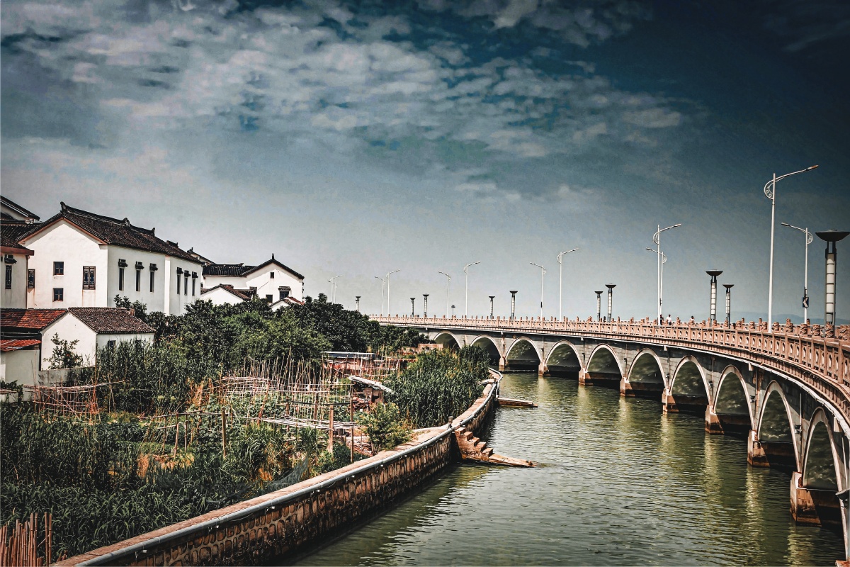 丰圻桥畔摄于苏州东山