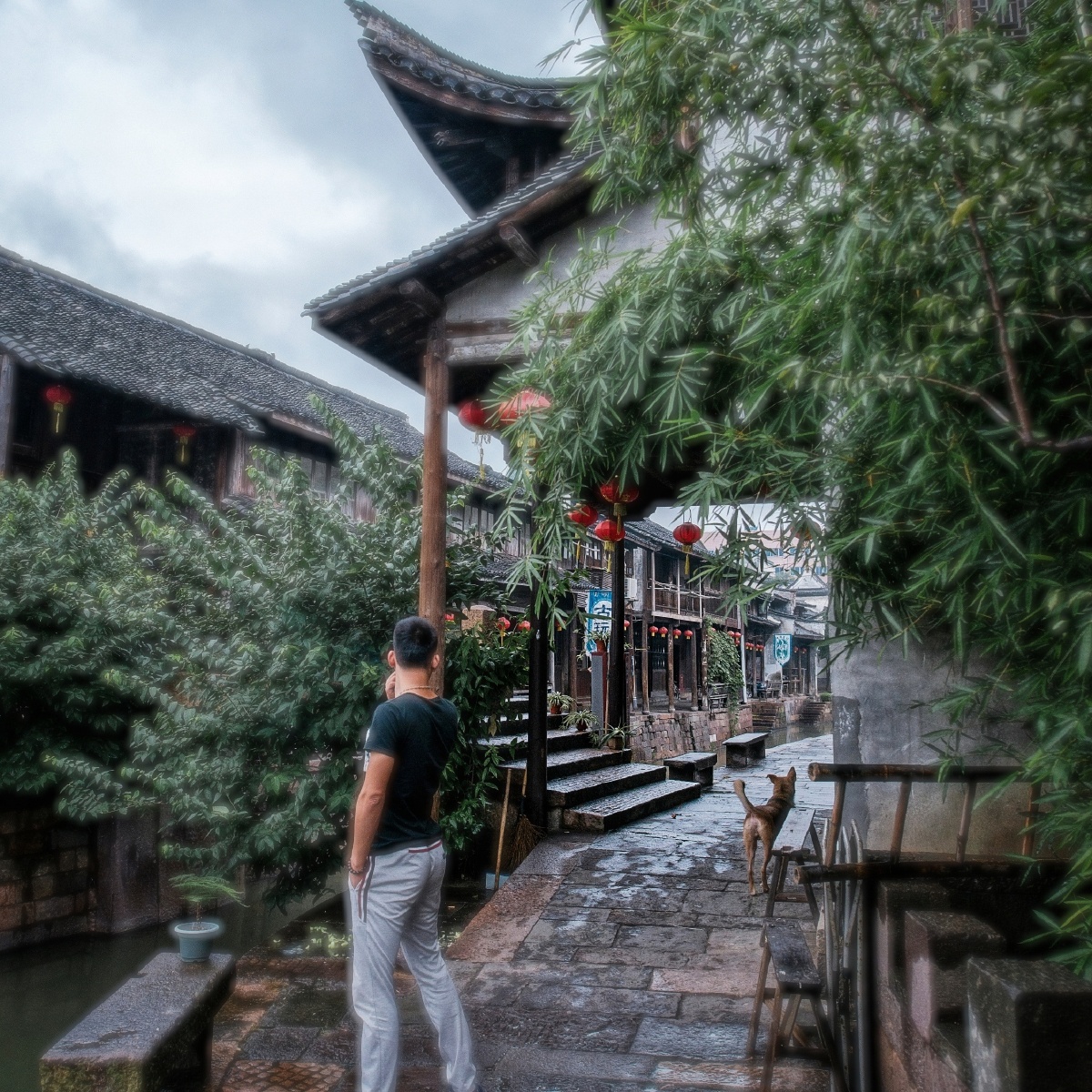 古镇一角摄于湖州新市古镇