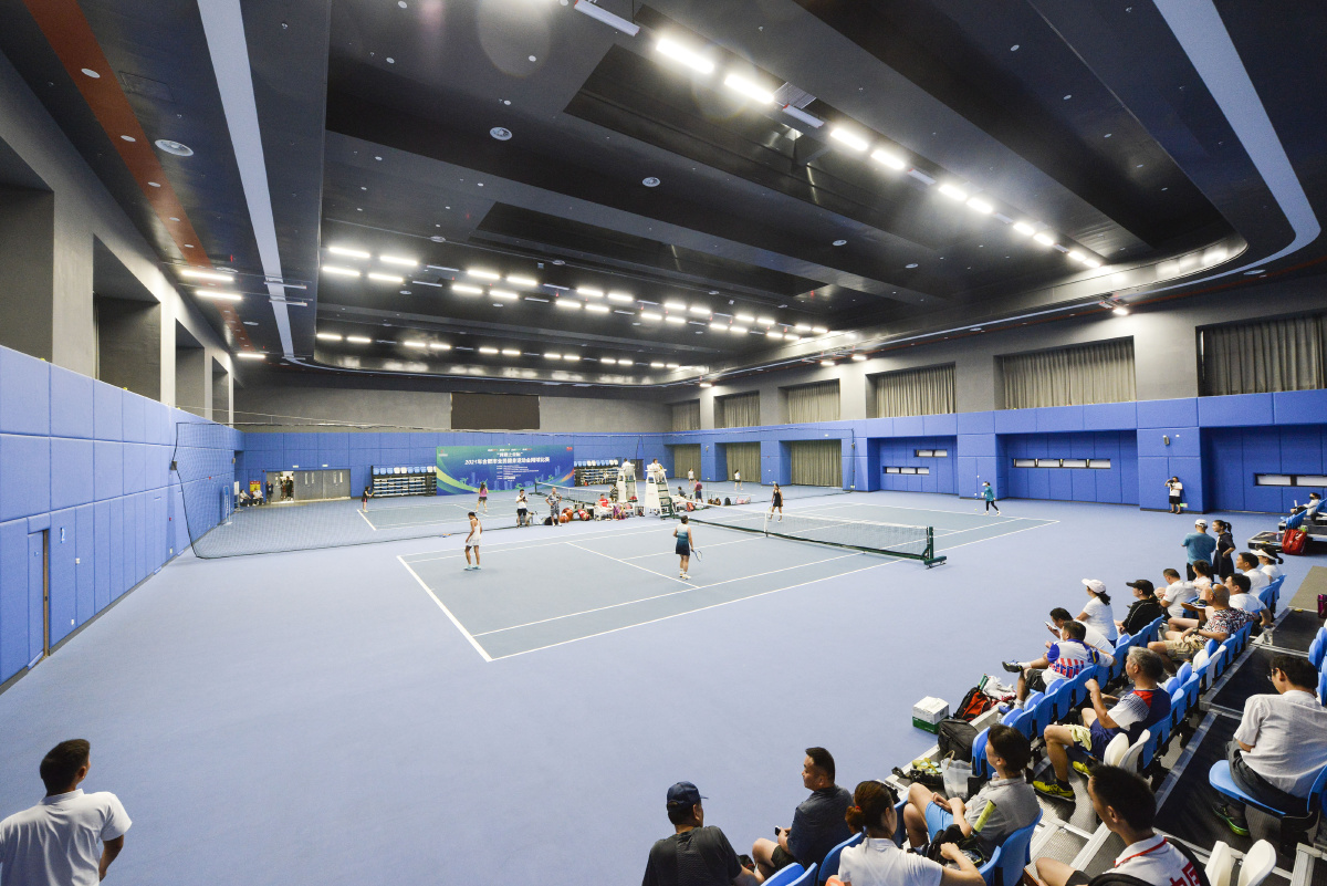 合肥网球比赛瑶海区星月湾俱乐部获得公开组乙组男子双打第一名