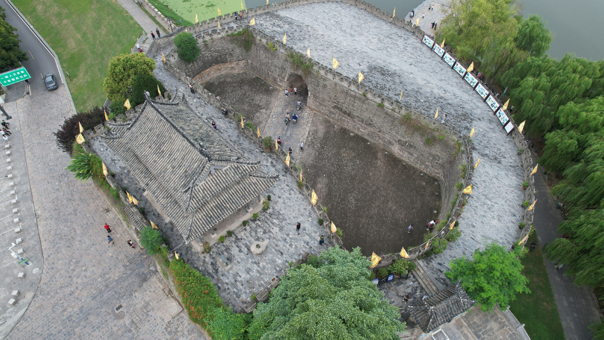安徽寿县:航拍九百年历史的寿县古城墙 - 安徽合肥王骏 - 图虫