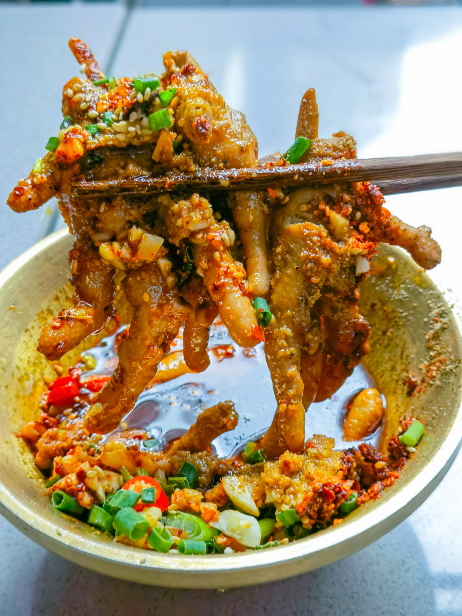 冒脑花 耙鸡爪&辣卤麻辣烫 - 一个狗子 - 图虫