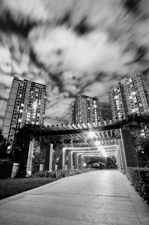 不会拍夜景<br />

