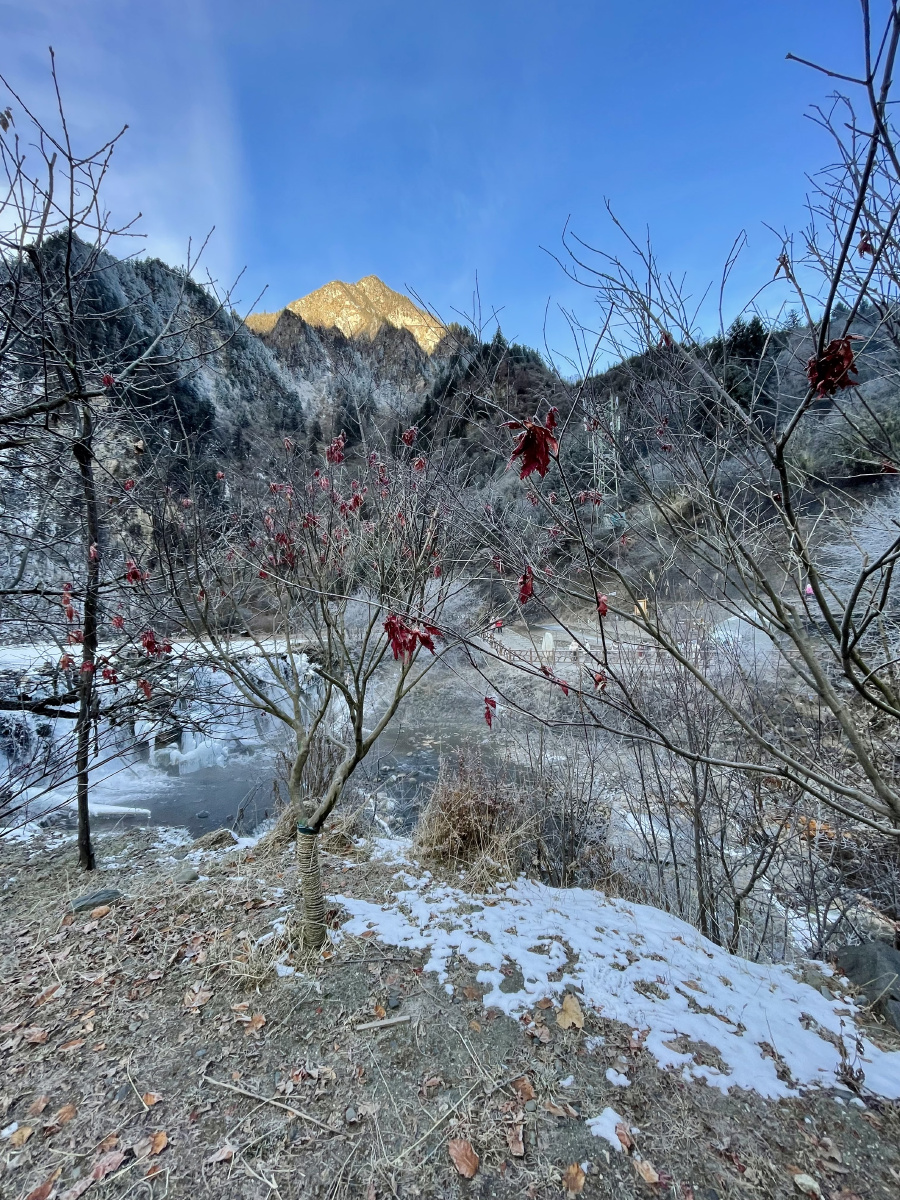 四川阿坝理县毕棚沟燕子岩燕子岩是毕棚沟风景区内最后也是最高的一个