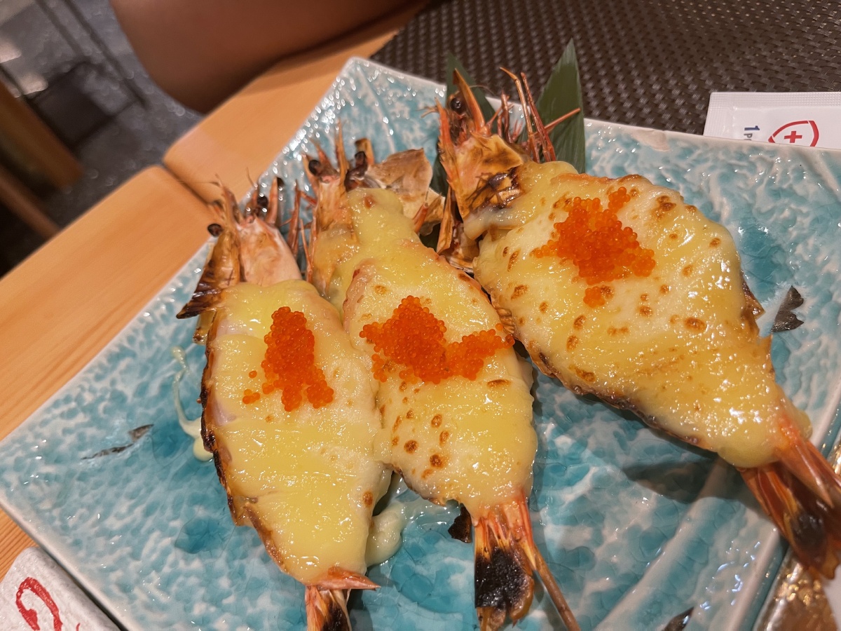 芝士焗大虾日料