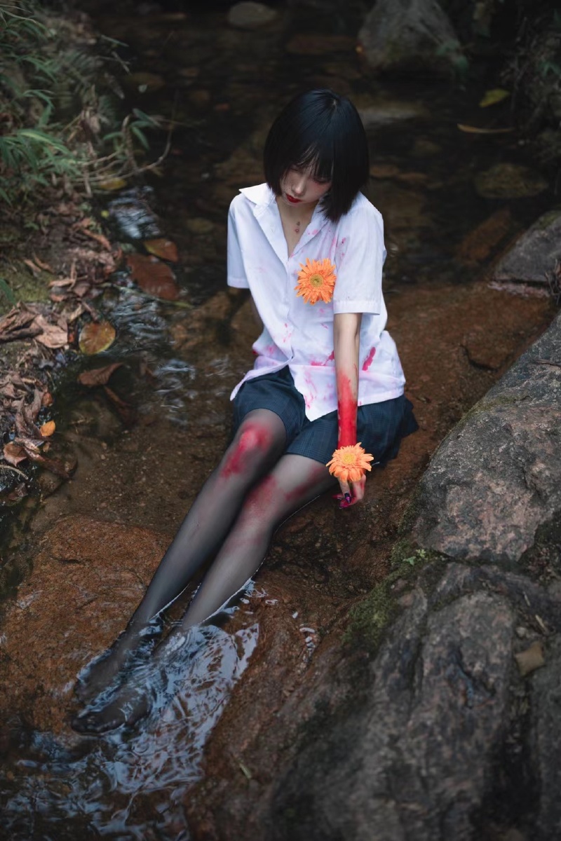 小溪流湿身情绪jk