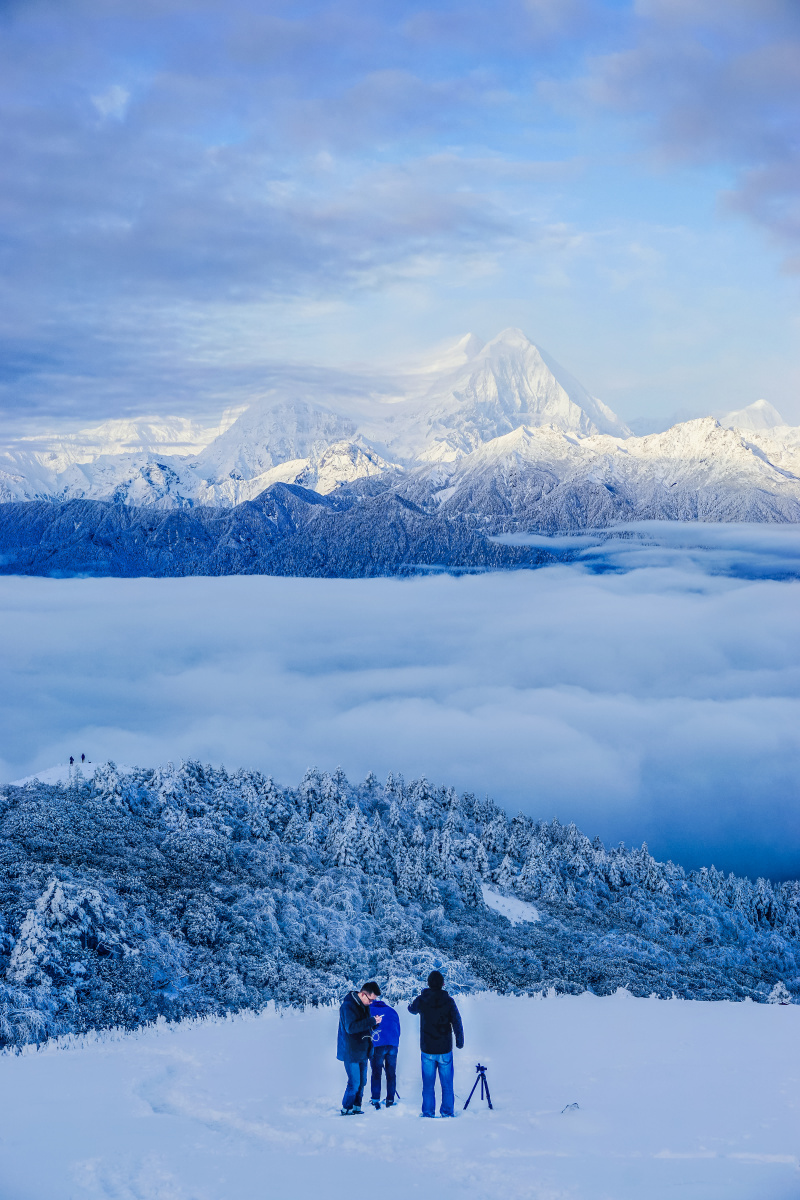 贡嘎雪山摄影师