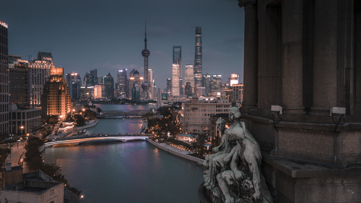 上海邮政博物馆航拍