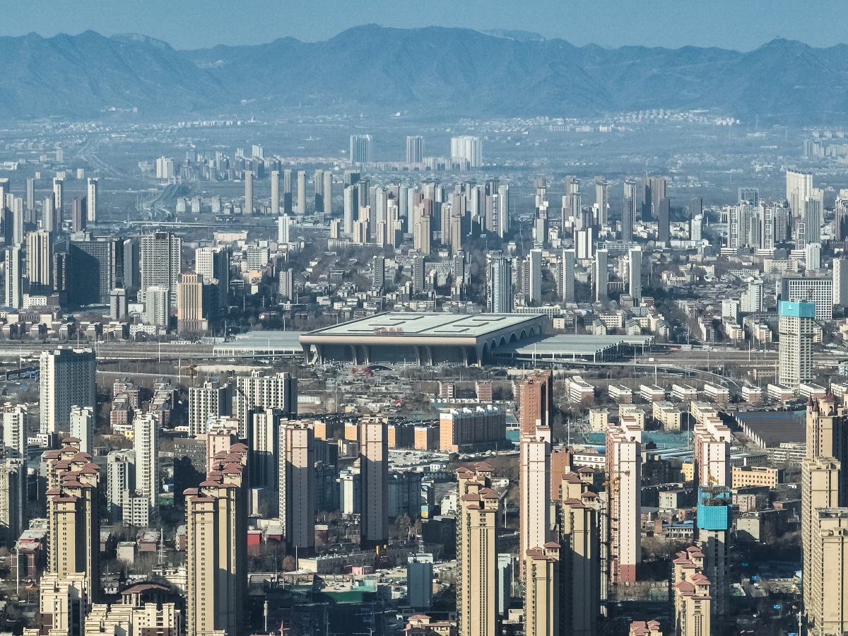 石家庄大年三十航拍照片大疆mavic3cine拍摄