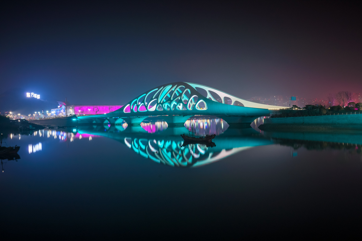 贝壳桥20220209在青岛西海岸贝壳桥拍摄的