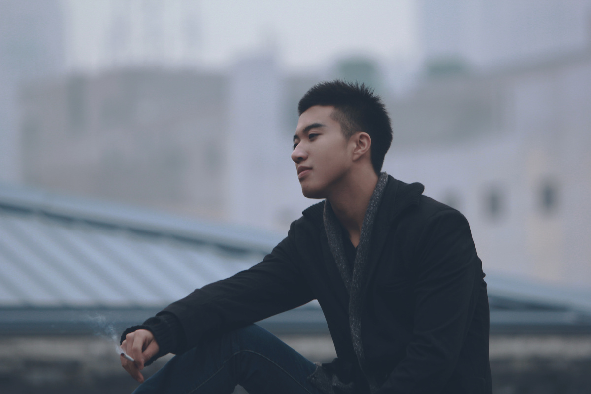 你是我内心的一首歌。 - 人像, 色彩, 佳能, 黑白