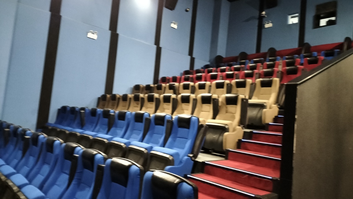 空荡的电影院影院散场