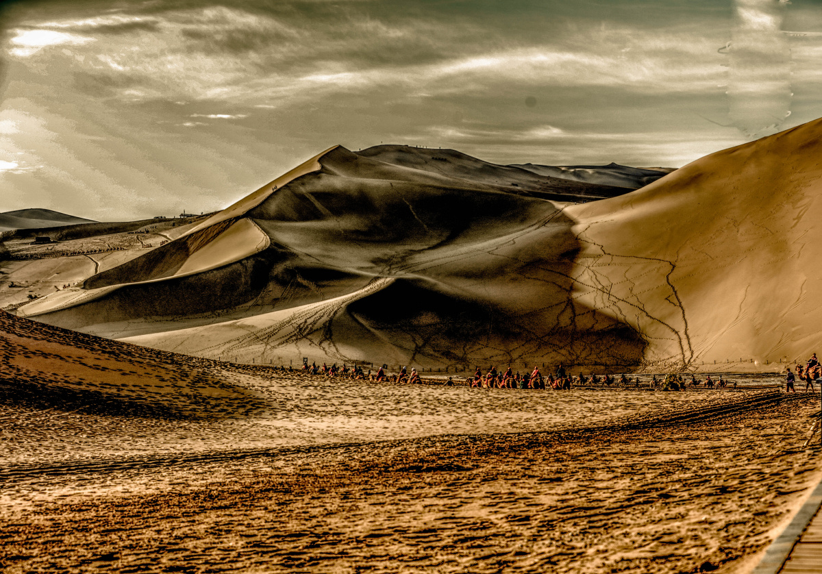 沙漠风暴——拍摄与敦煌