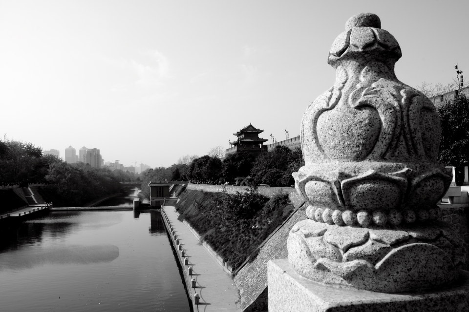 西安城墙护城河