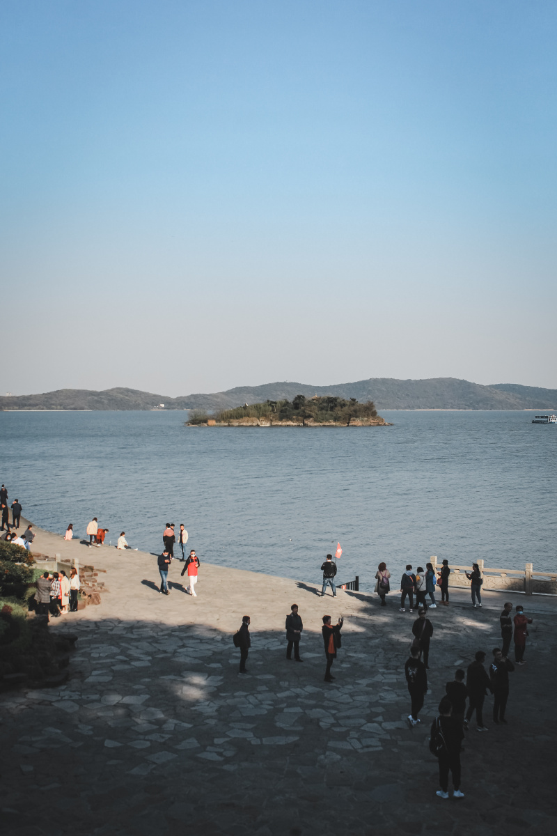 无锡鼋头渚太湖仙岛的风光