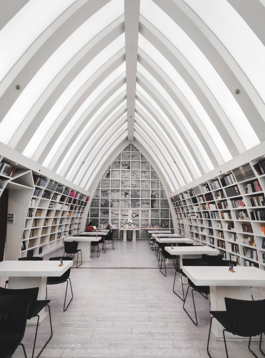 书店内的玄幻风光拍自上海松江泰晤士小镇钟书阁