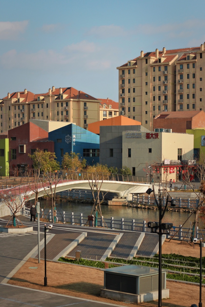 河边的糖果小镇拍自上海浦东临港的欧景小镇