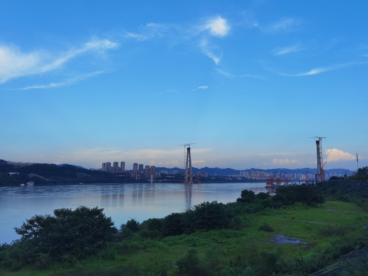 身边的江岸线重庆61大渡口61中交茄子溪港
