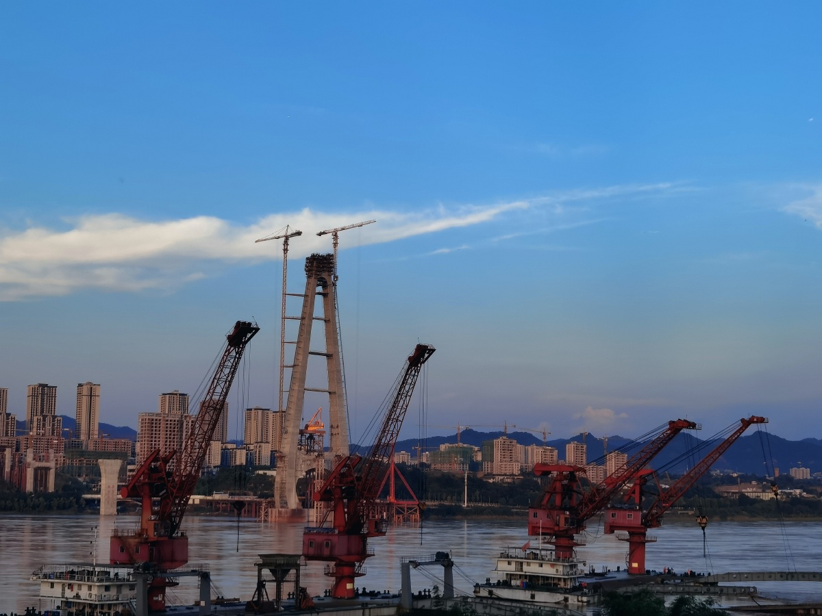 身边的江岸线重庆61大渡口61中交茄子溪港