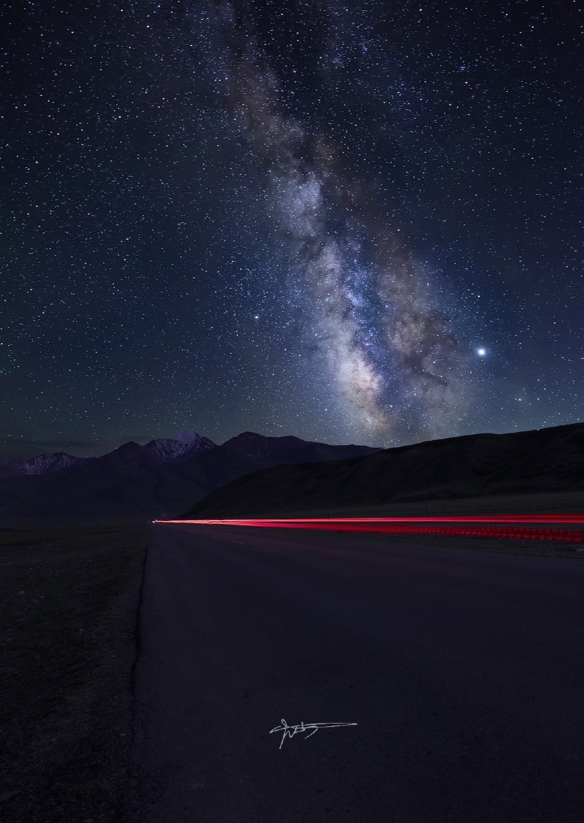 巴音布鲁克的晚上 - 月夜星空915 - 图虫