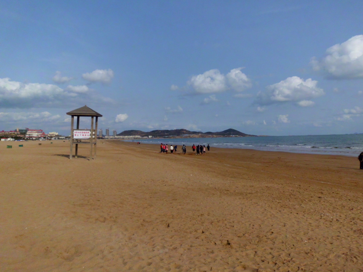 老照片-黄岛金沙滩