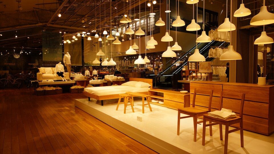 有乐町MUJI<br />
有乐町MUJI二楼大厅
