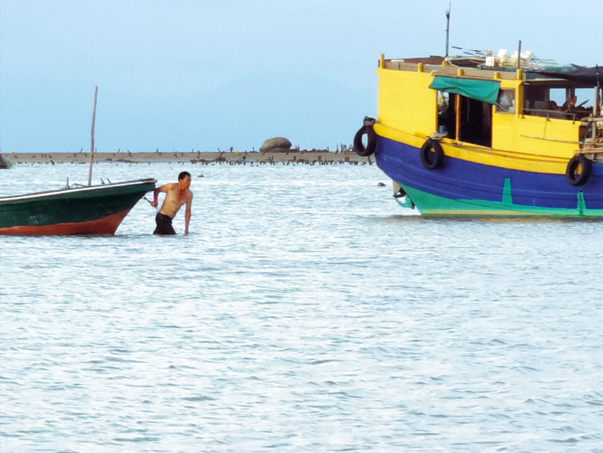 拉船- 吴红坚 - 图虫