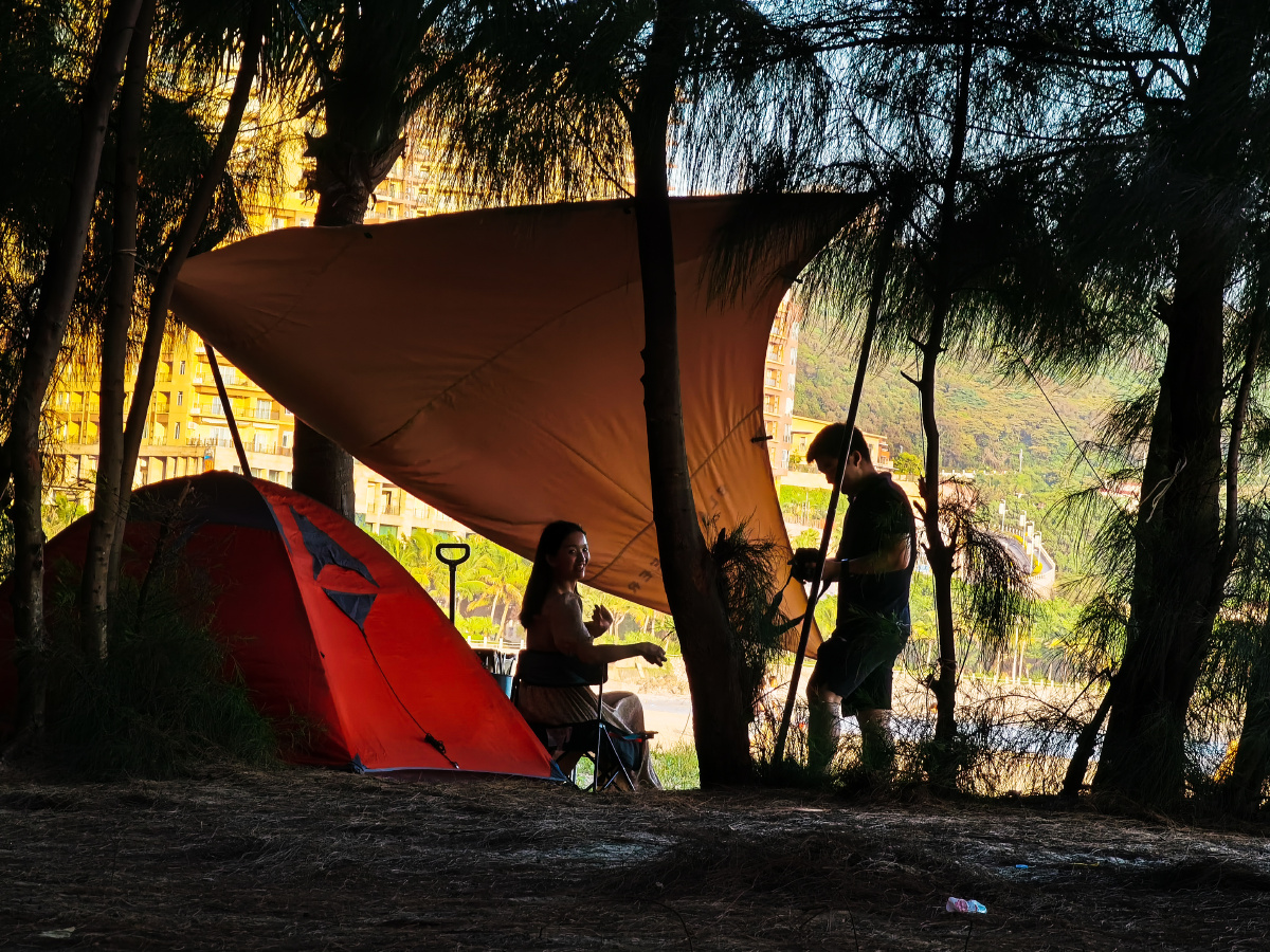 夏日露营