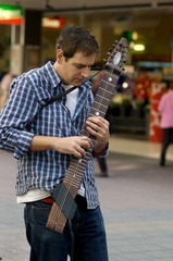 Man Playing Stick