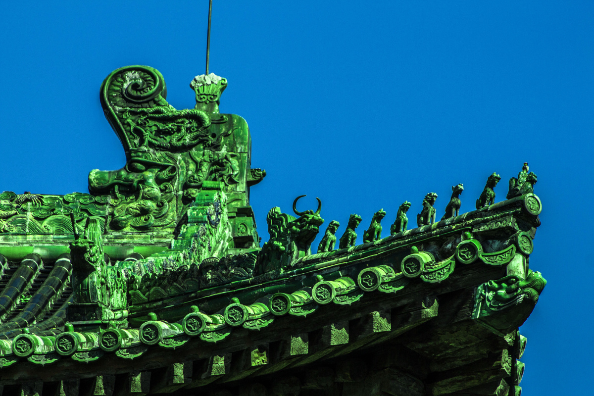 故宫中的五彩琉璃