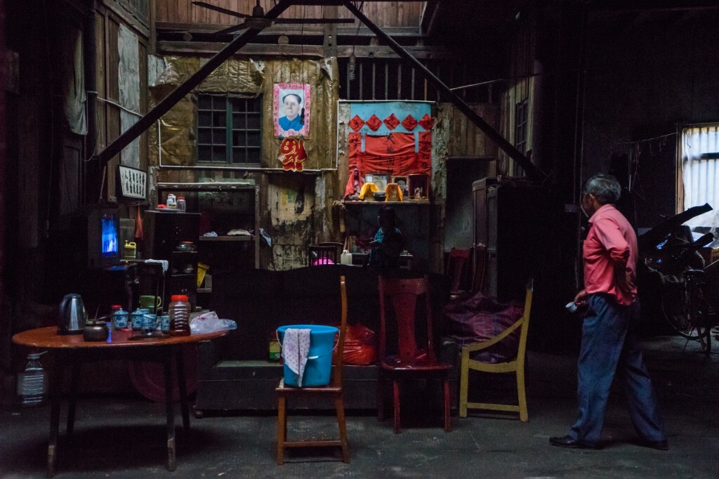 洪江古城的一个居民家中，2015年4月