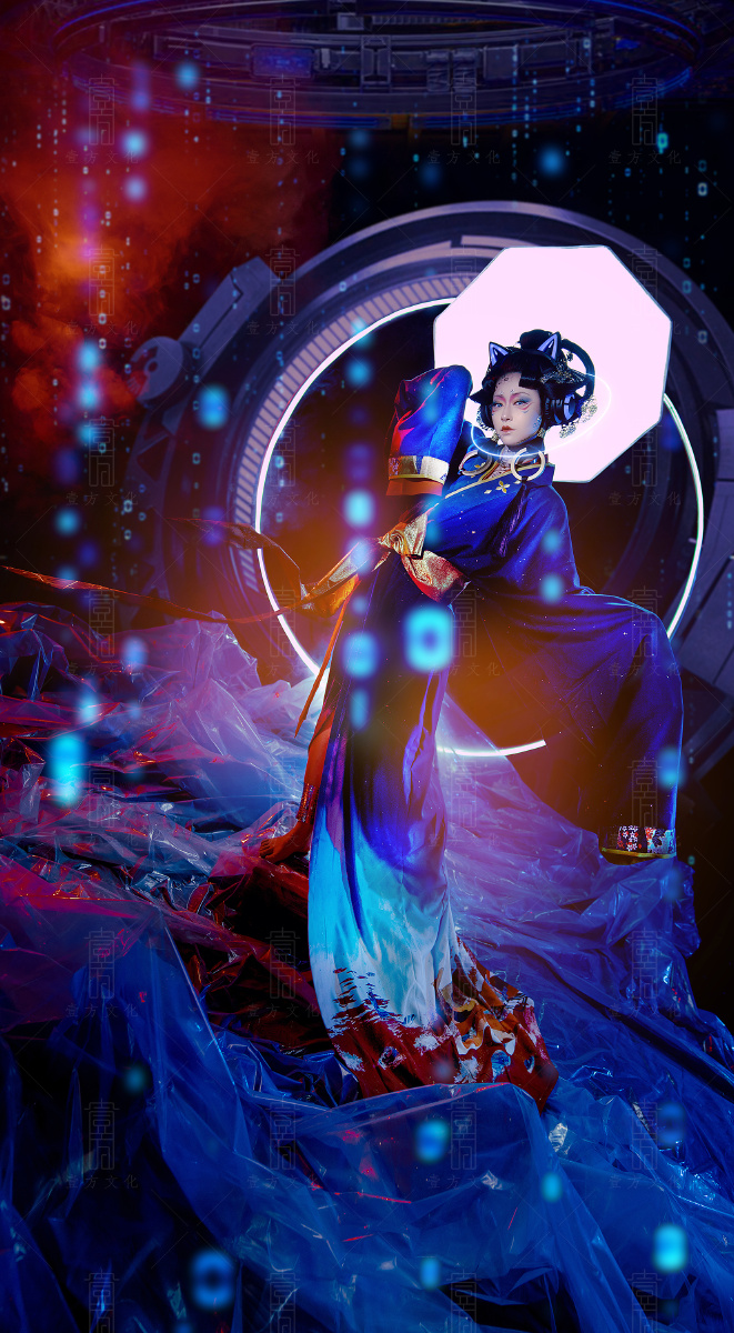 当汉服遇上赛博朋克