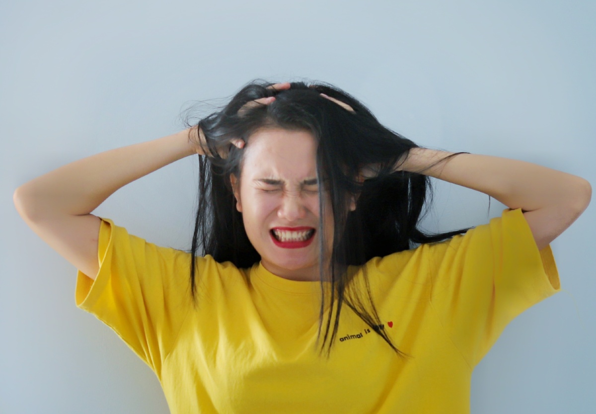 焦虑情绪的女人