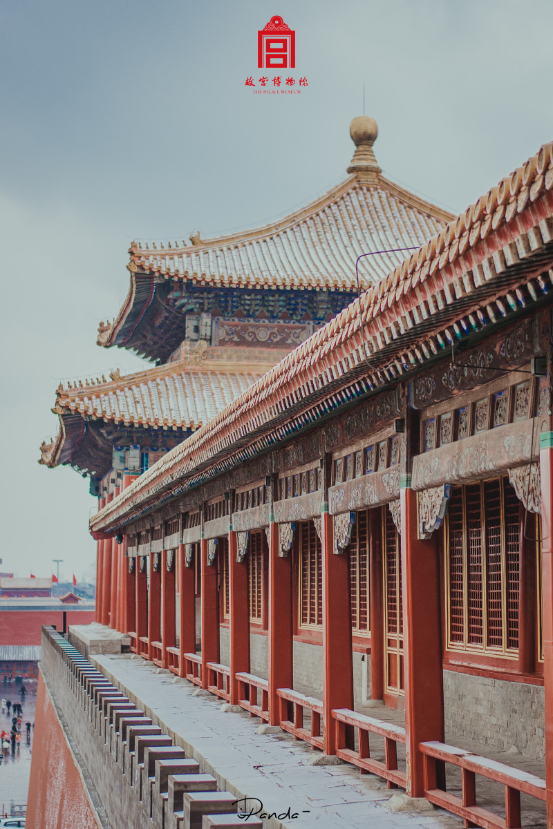 故宫午门雁翅楼雪景