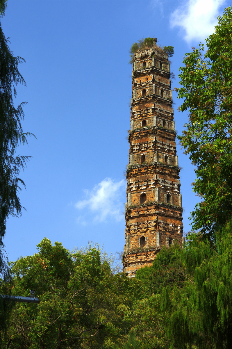 关注          每当游玩国清寺时,都会为这1300多年前的古隋塔而担忧