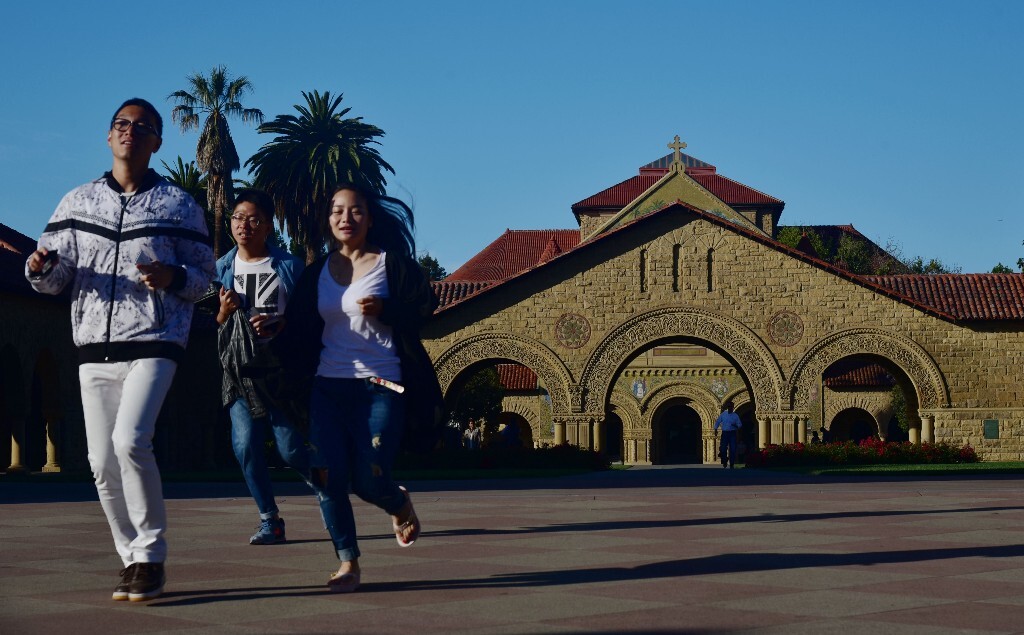 摄于美国斯坦福大学。