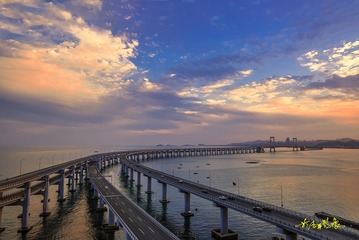 这里是大连（星海湾大桥）