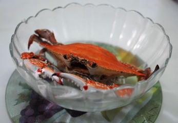 吃螃蟹