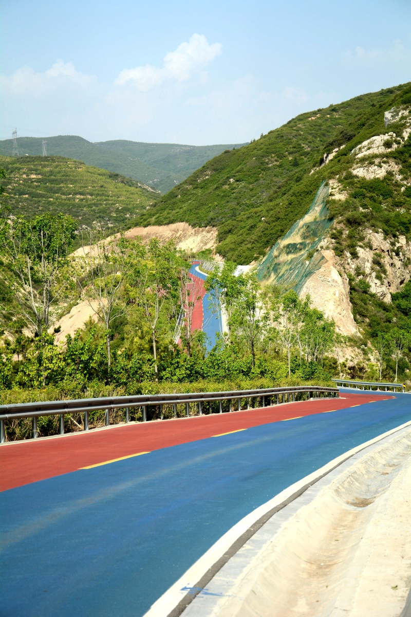 2019年太原国际公路自行车的赛道.