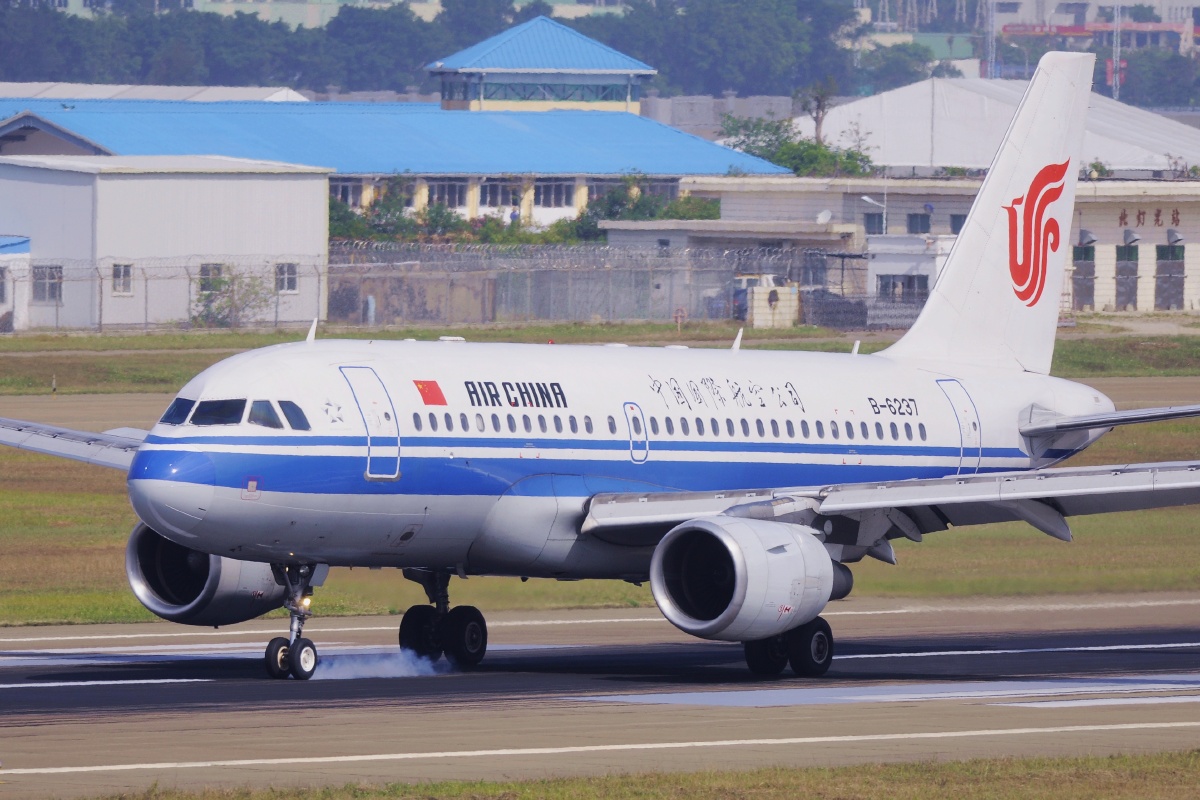 中国国际航空公司a319资料图