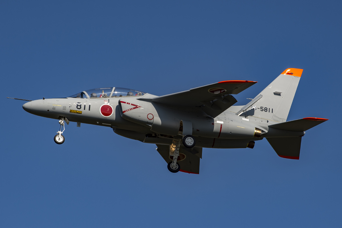 t4教练机川崎重工日本航空自卫队岐阜基地资料图
