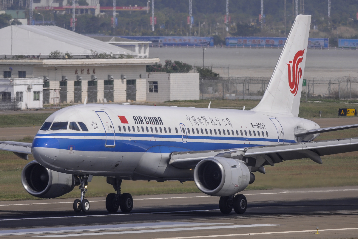 中国国际航空公司a319资料图