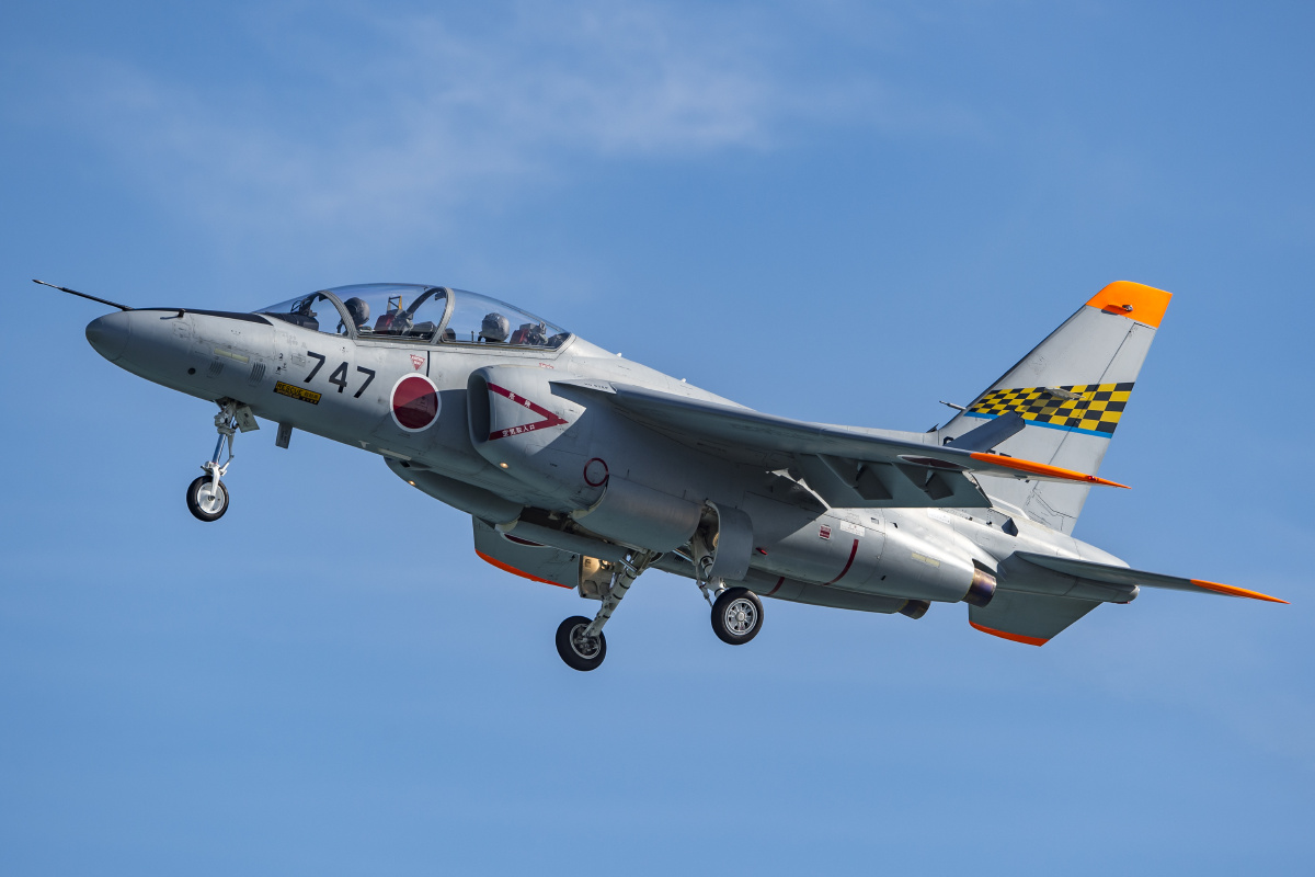 t4教练机川崎重工日本航空自卫队岐阜基地资料图