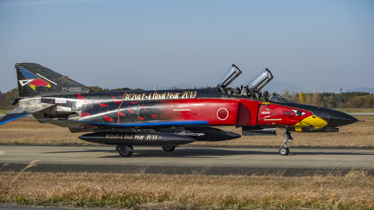 f4ej战斗机退役涂装日本航空自卫队302中队