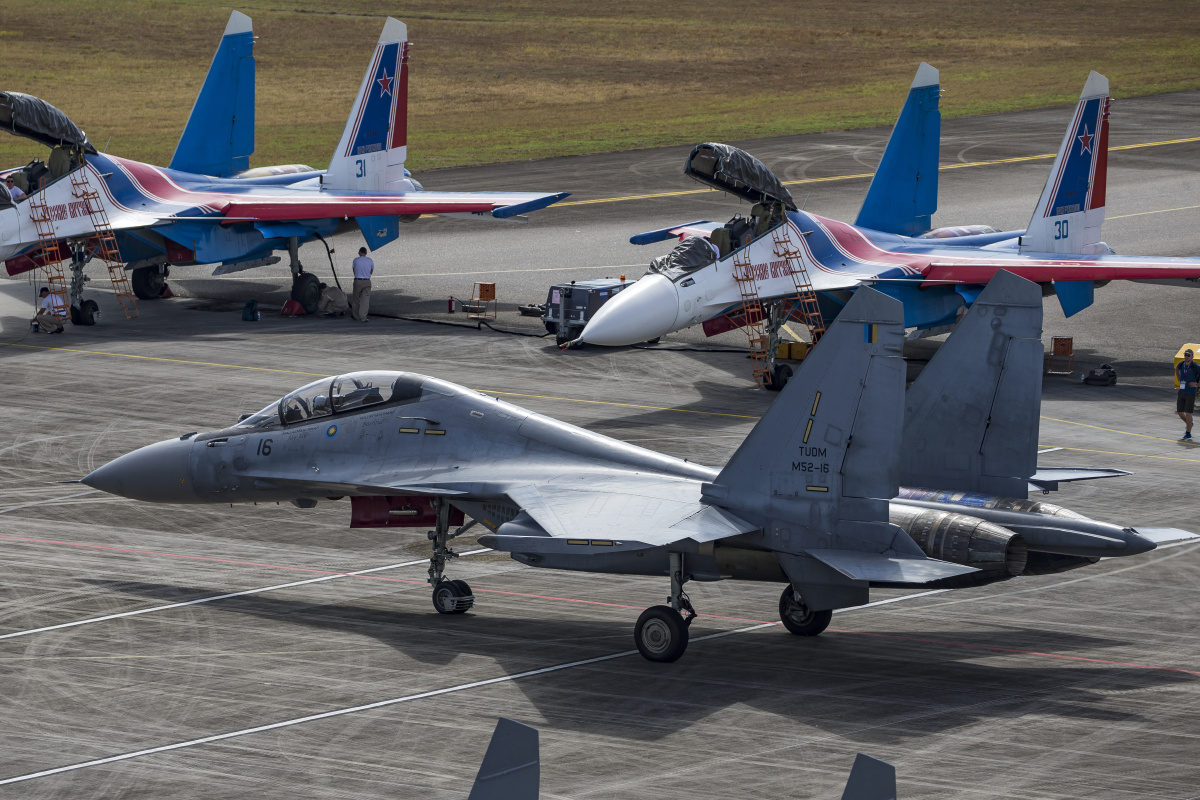 苏30mkm多用途战斗机马来西亚皇家空军